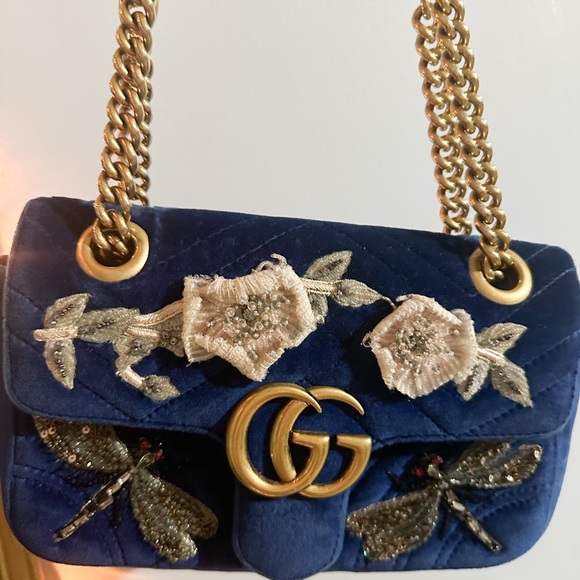Gucci Handbags - ‼️ not for sale 🛑 Gucci GG Marmont Flap Bag embellished